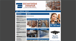Desktop Screenshot of estanterias.com.pa
