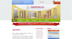 Desktop Screenshot of estanterias.mx